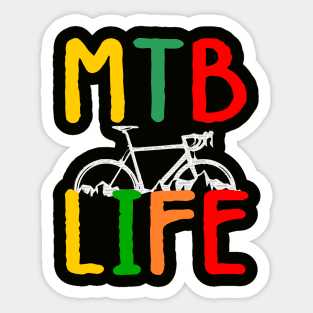 Divertido MTB Dirt Bike Sticker